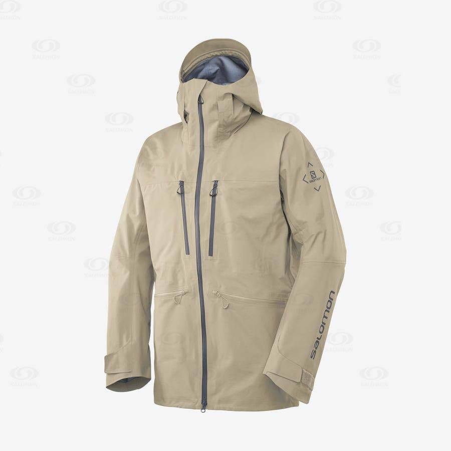 Chaqueta Softshell Salomon Chaquetas S/LAB QST GORE-TEX PRO 3L Hombre Marrom | MX-N1890