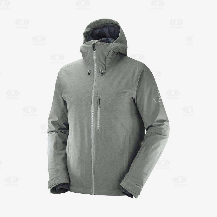 Chaqueta Softshell Salomon Chaquetas UNTRACKED Hombre Verde Oliva | MX-O1812