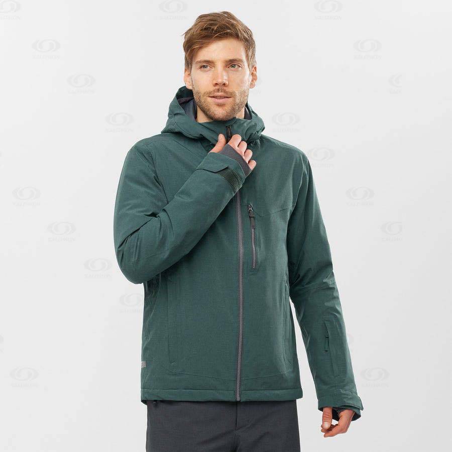 Chaqueta Softshell Salomon Chaquetas UNTRACKED Hombre Verdes | MX-S2080