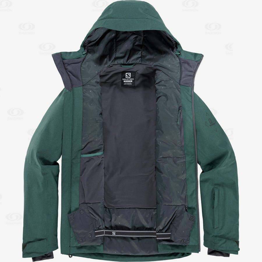 Chaqueta Softshell Salomon Chaquetas UNTRACKED Hombre Verdes | MX-S2080