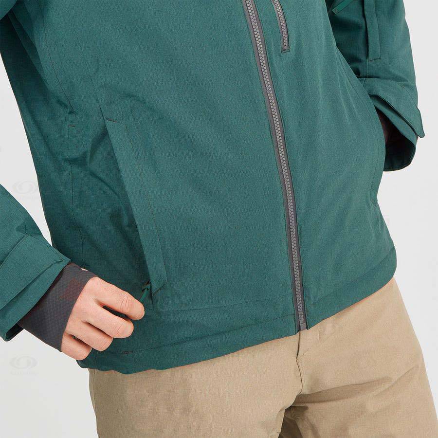 Chaqueta Softshell Salomon Chaquetas UNTRACKED Hombre Verdes | MX-S2080