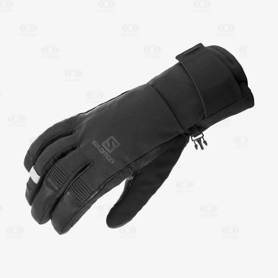 Guantes Salomon QST GORE-TEX Mujer Negros | MX-N1722