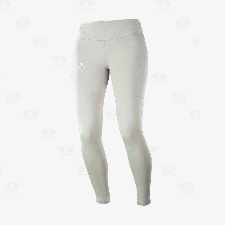 Mallas Para Correr Salomon OUTLINE Mujer Blancos | MX-N1932