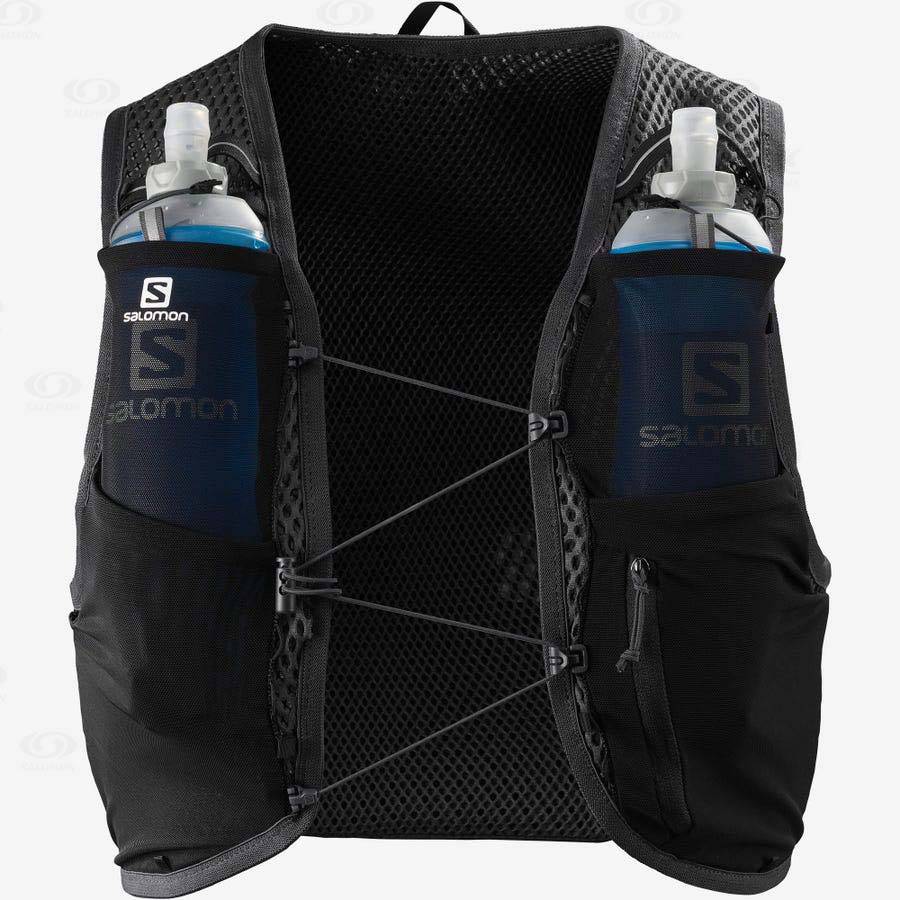 Mochila Hidratante Salomon ACTIVE SKIN 4 Hombre Negros | MX-L1004