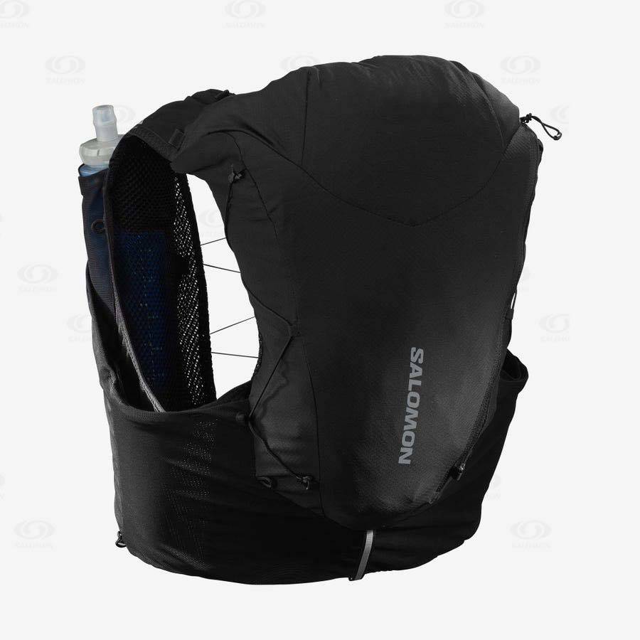 Mochila Hidratante Salomon ADV SKIN 12 Hombre Negros | MX-O1229