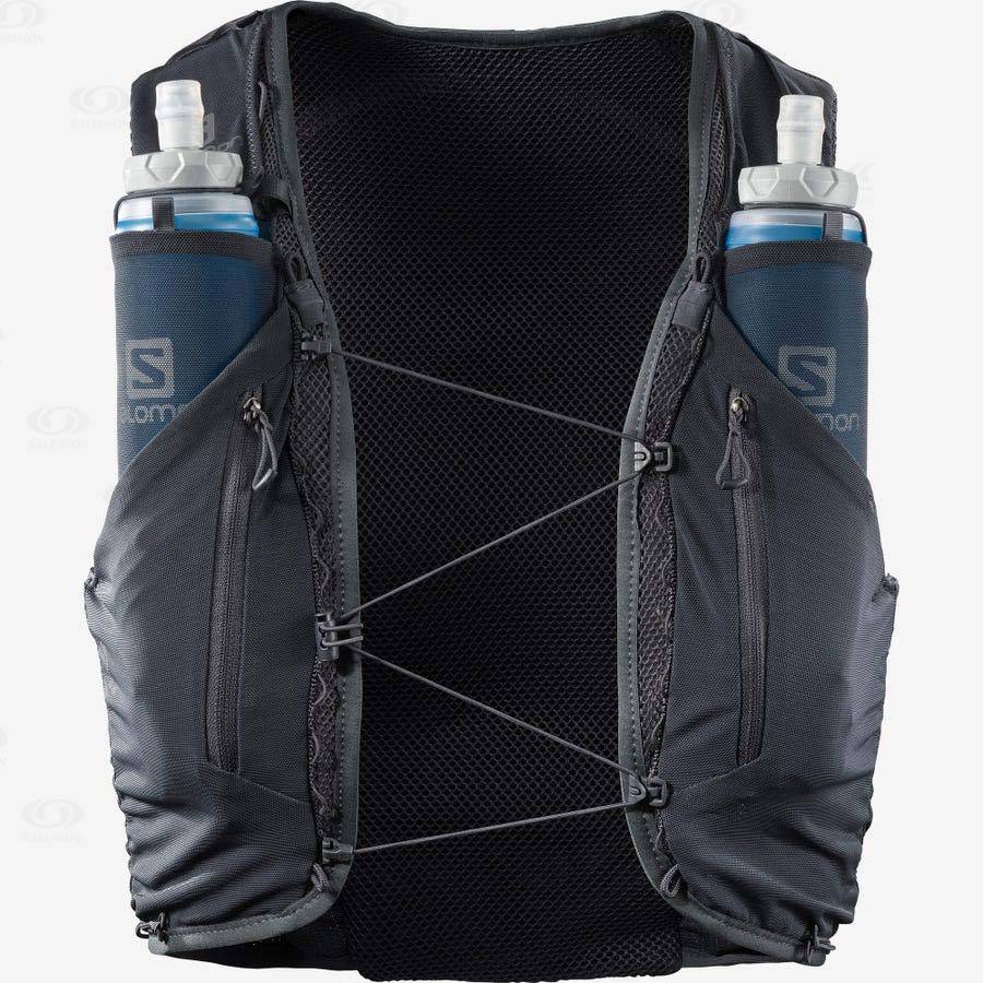 Mochila Hidratante Salomon ADV SKIN 12 Hombre Grises | MX-S1457