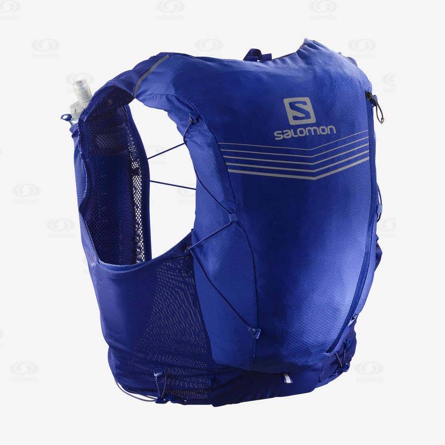 Mochila Hidratante Salomon ADV SKIN 12 Mujer Azules | MX-L2439