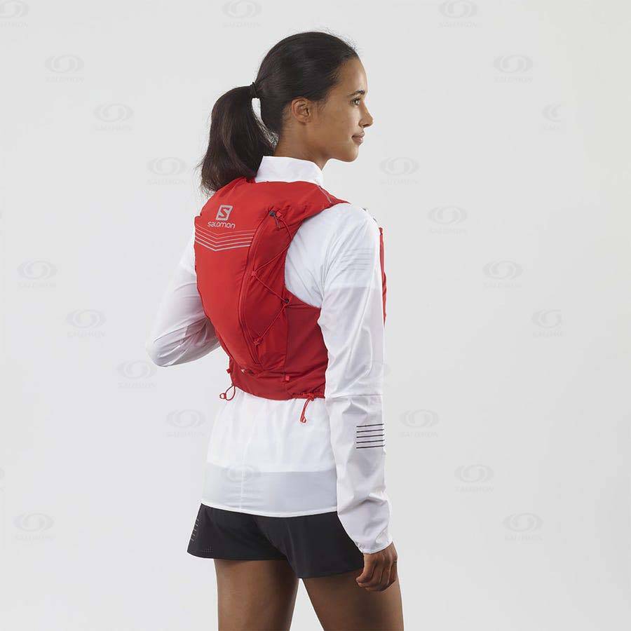 Mochila Hidratante Salomon ADV SKIN 12 Mujer Rojos | MX-O1775