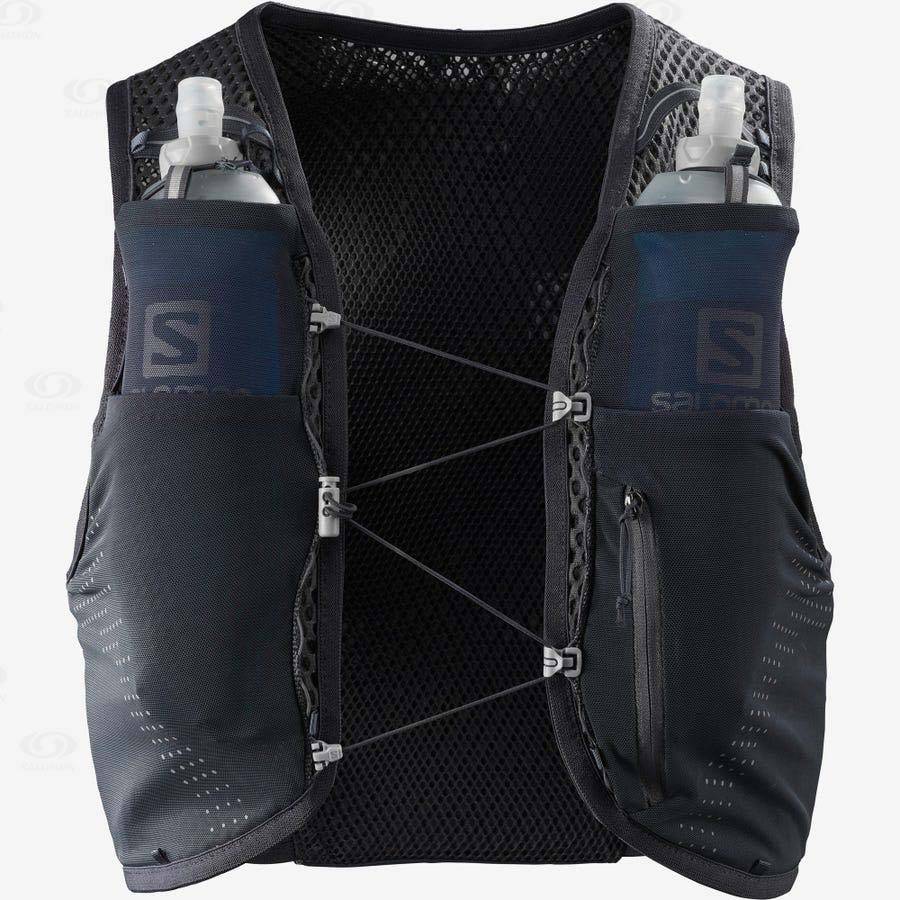 Mochila Hidratante Salomon NOCTURN ACTIVE SKIN 4 Mujer Negros | MX-W1050