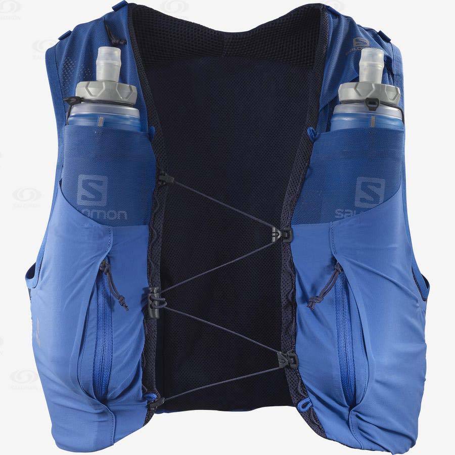 Mochila Hidratante Salomon SENSE PRO 10 Hombre Azul Marino | MX-L2040