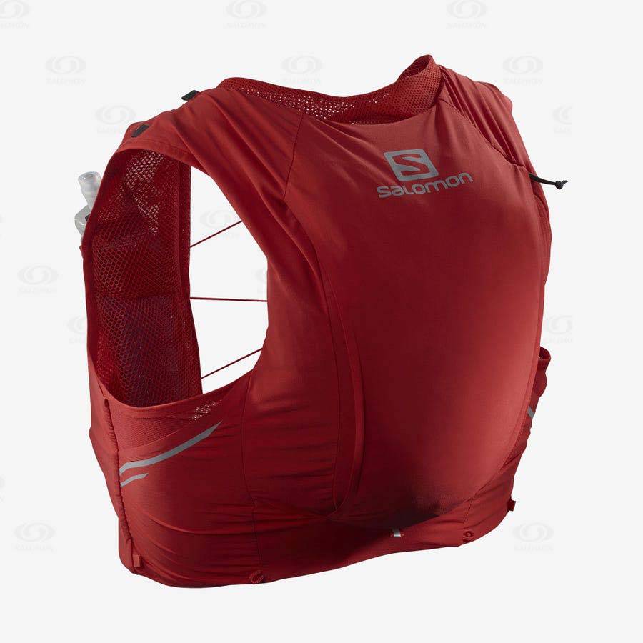 Mochila Hidratante Salomon SENSE PRO 10 Hombre Rojos | MX-O1901