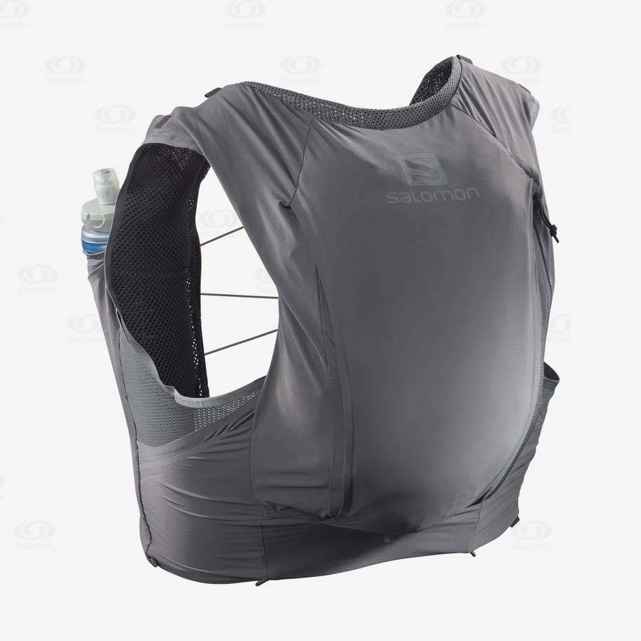 Mochila Hidratante Salomon SENSE PRO 10 Hombre Grises | MX-O2090