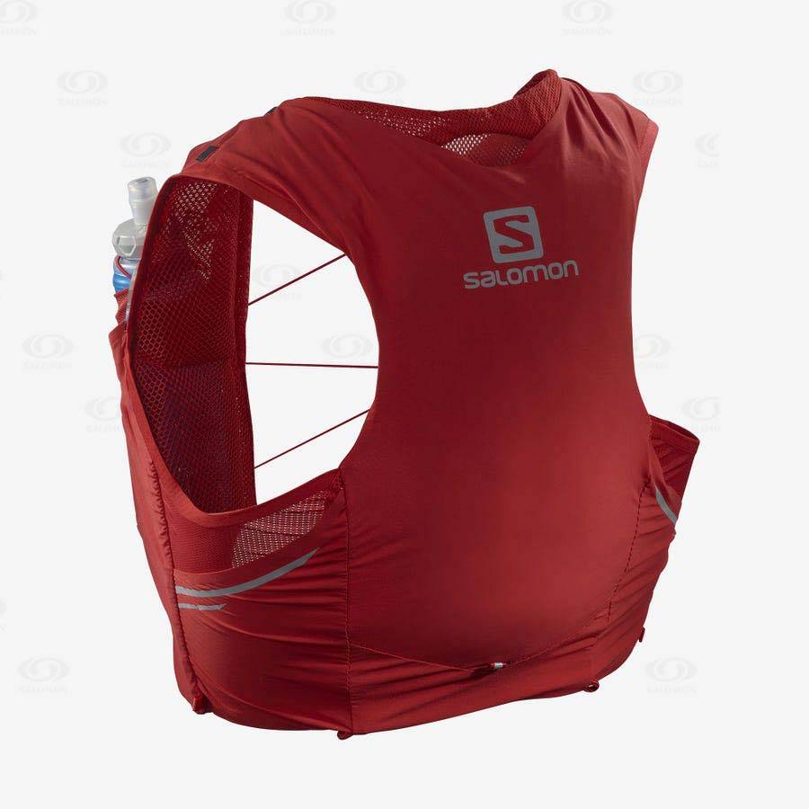 Mochila Hidratante Salomon SENSE PRO 5 Hombre Rojos | MX-A1178