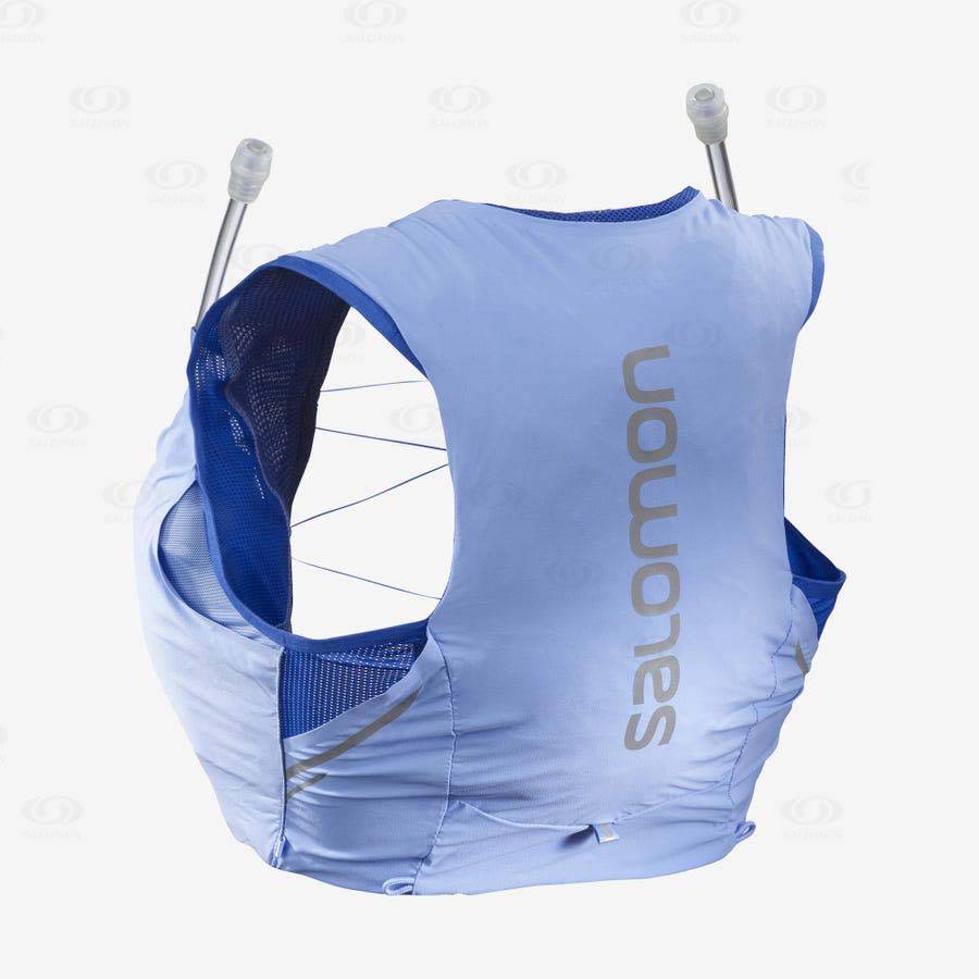 Mochila Hidratante Salomon SENSE PRO 5 Mujer Azules | MX-L2306