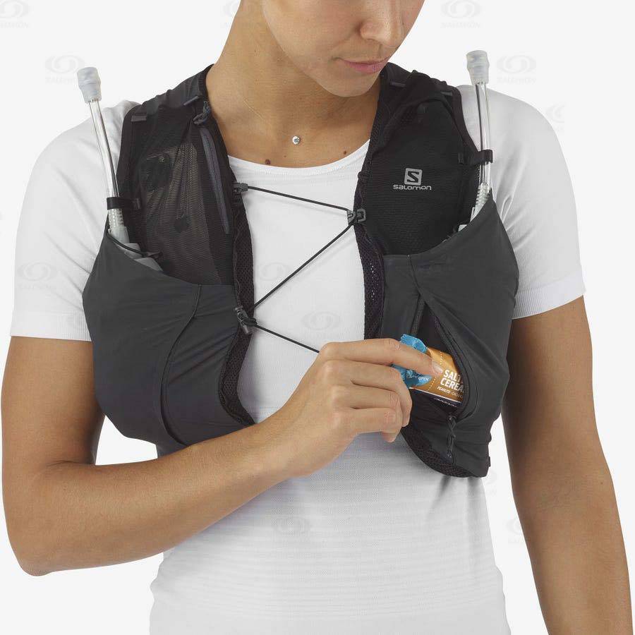 Mochila Hidratante Salomon SENSE PRO 5 Mujer Negros | MX-S1247