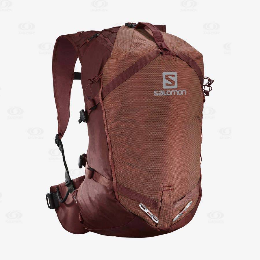 Mochilas Salomon MTN 30 Mujer Rojos Marrom | MX-L2474