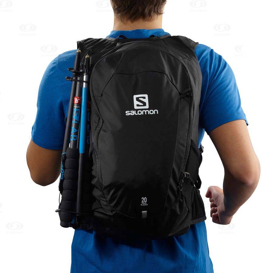 Mochilas Salomon TRAILBLAZER 20 Hombre Negros | MX-N1085