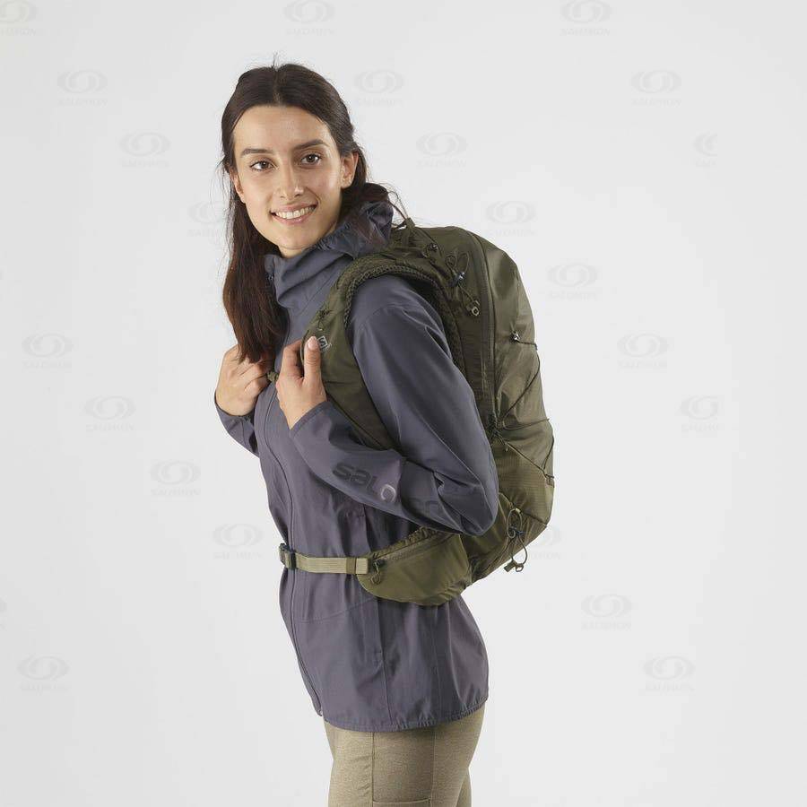 Mochilas Salomon XT 15 Mujer Verde Oliva | MX-W2410