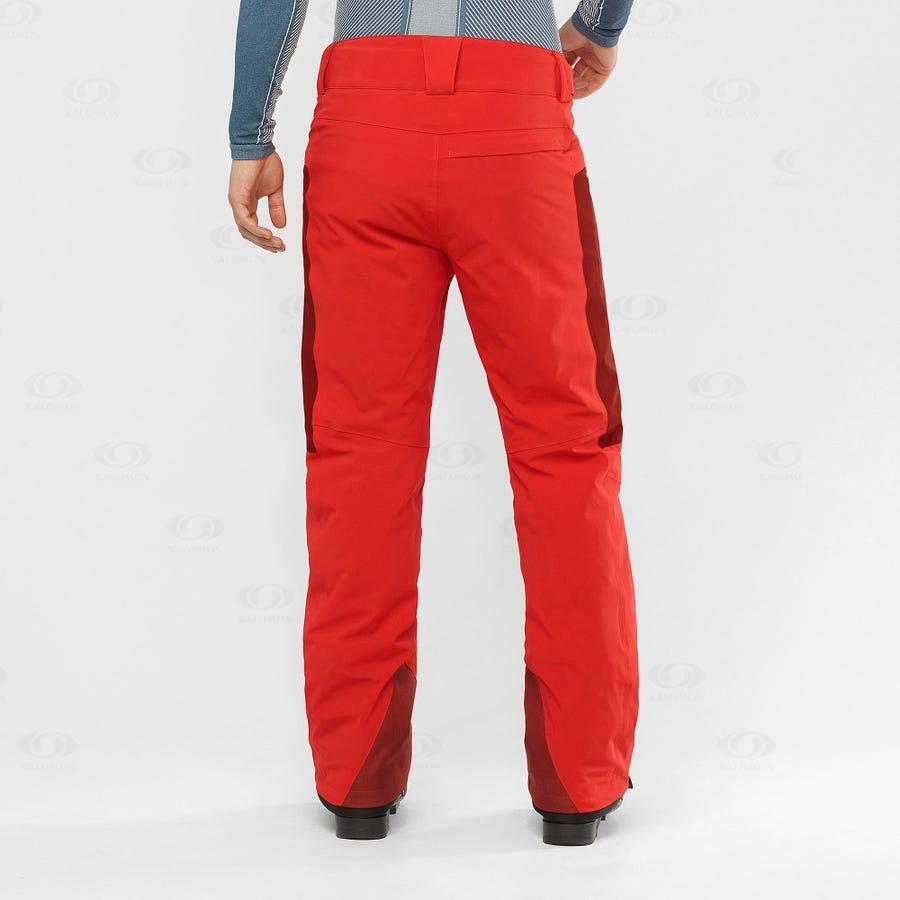 Pantalones De Esquí Salomon BRILLIANT Hombre Rojos | MX-N1232