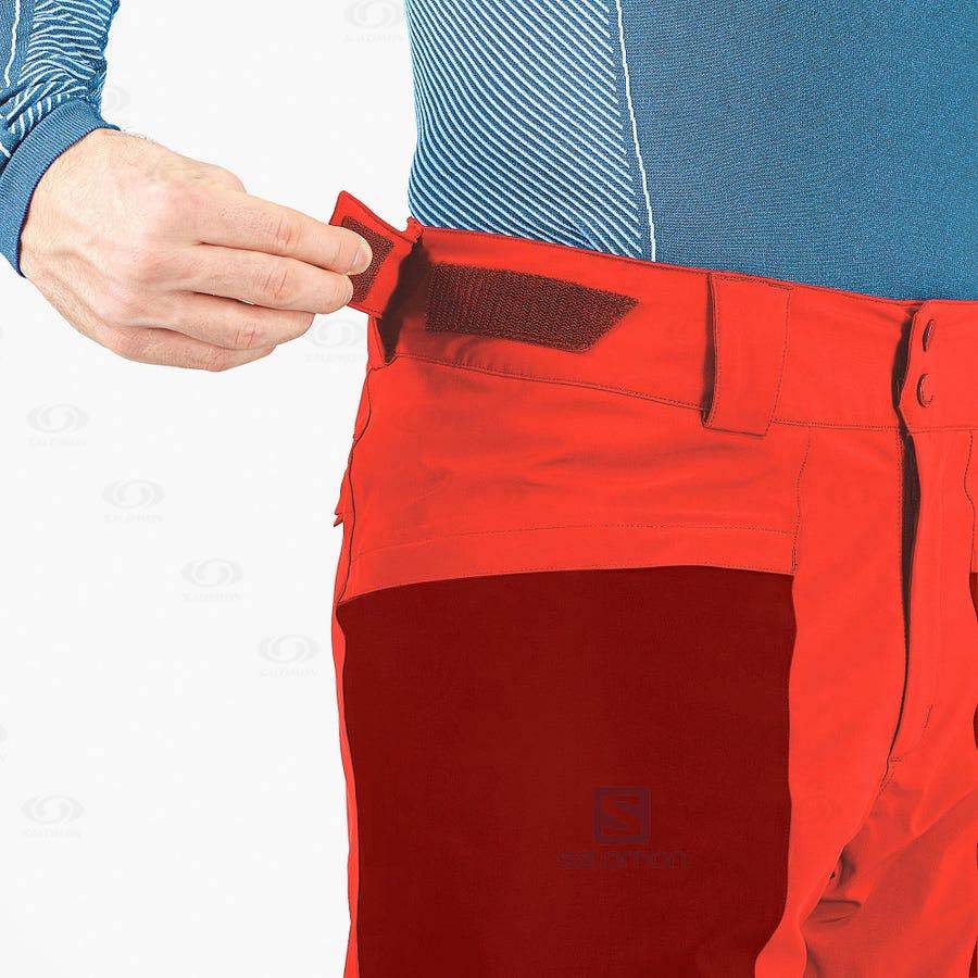 Pantalones De Esquí Salomon BRILLIANT Hombre Rojos | MX-N1232