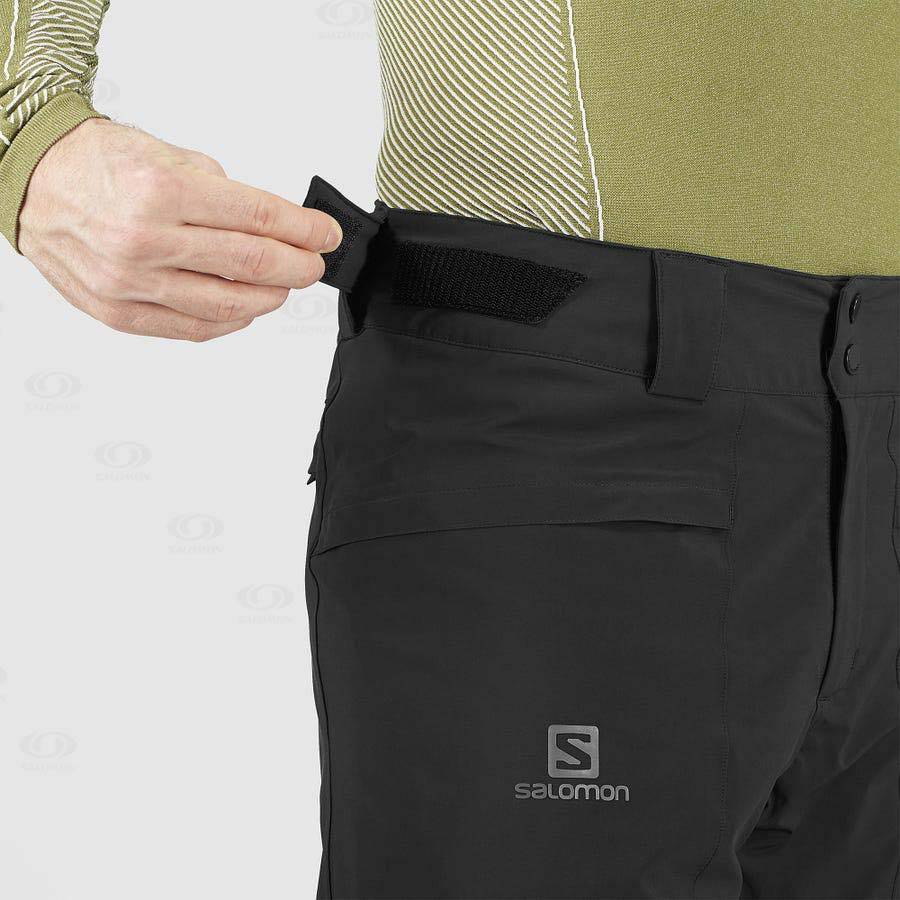 Pantalones De Esquí Salomon BRILLIANT Hombre Negros | MX-S1149