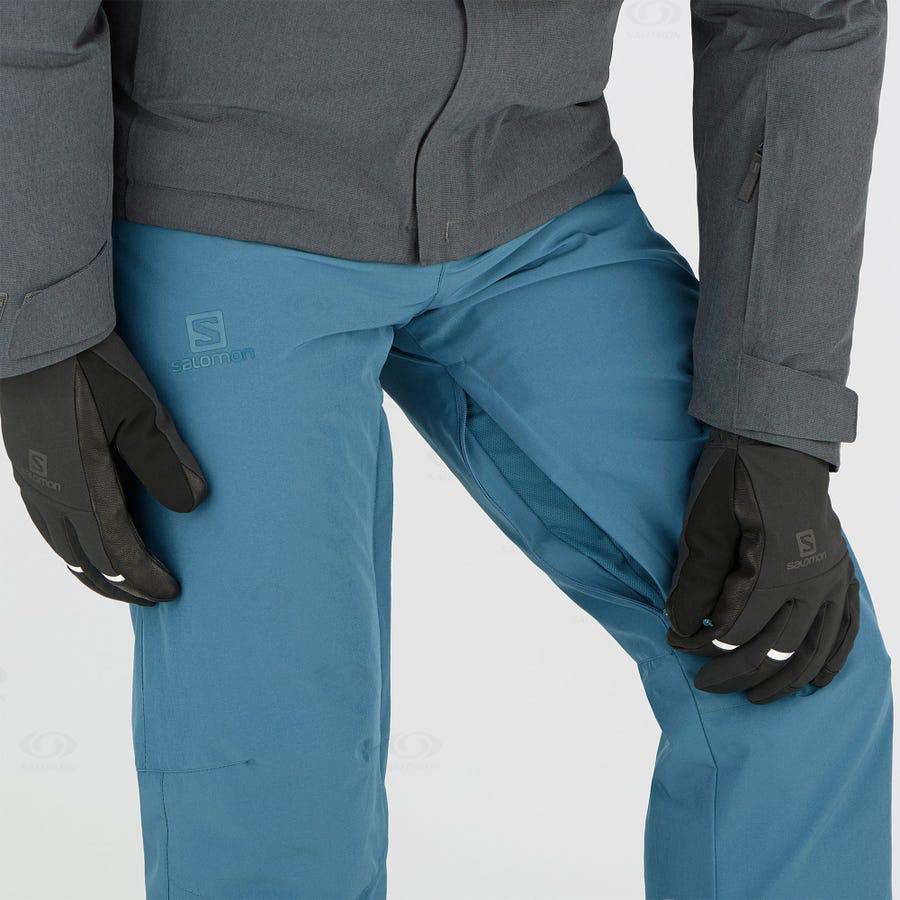 Pantalones De Esquí Salomon EDGE Hombre Azules | MX-M1440