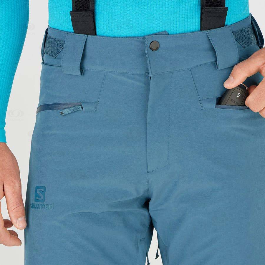 Pantalones De Esquí Salomon EDGE Hombre Azules | MX-M1440