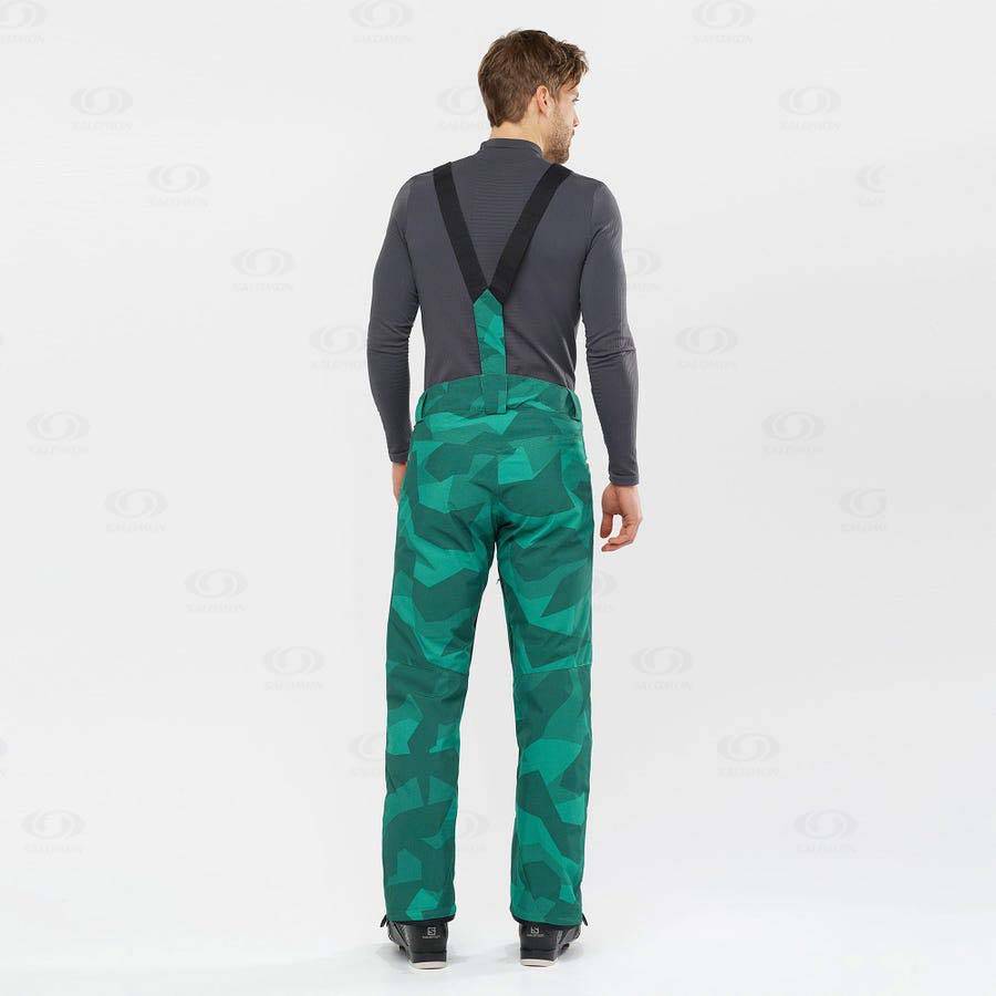 Pantalones De Esquí Salomon EDGE Hombre Verdes | MX-M1895