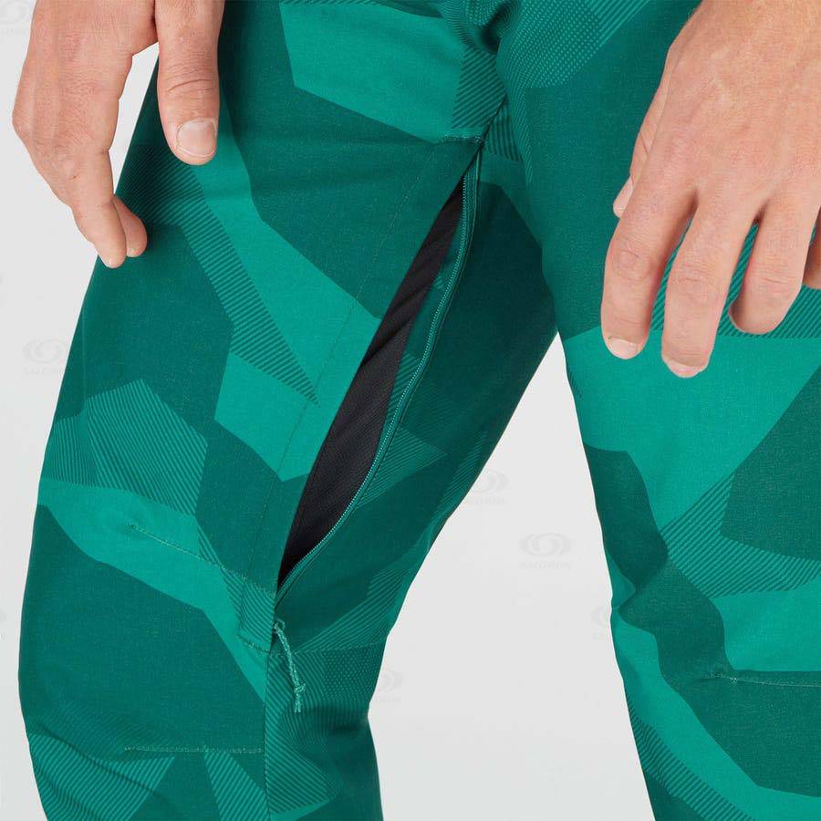 Pantalones De Esquí Salomon EDGE Hombre Verdes | MX-M1895