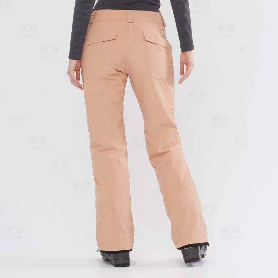 Pantalones De Esquí Salomon EDGE Mujer Rosas | MX-L1543