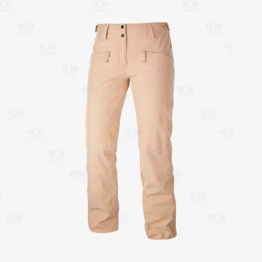 Pantalones De Esquí Salomon EDGE Mujer Rosas | MX-L1543