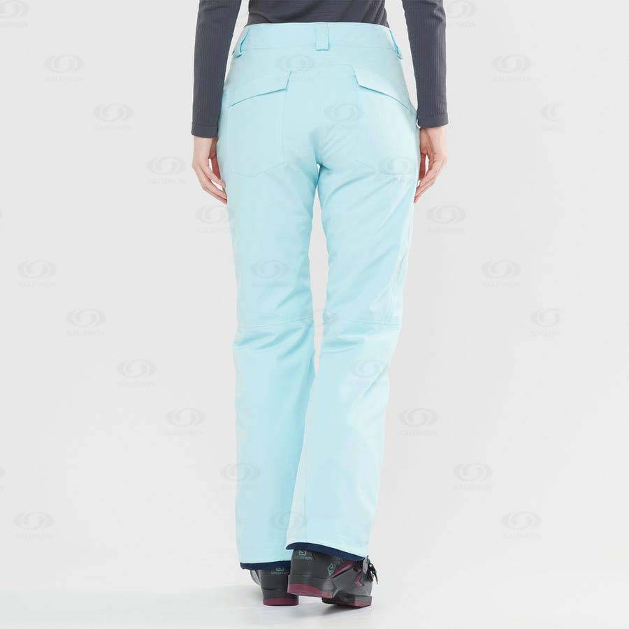 Pantalones De Esquí Salomon EDGE Mujer Verde Menta | MX-L1669