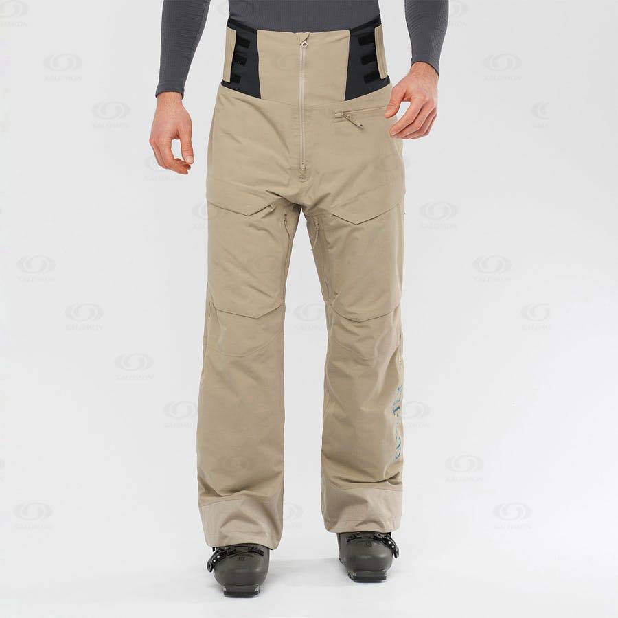 Pantalones De Esquí Salomon GRAVITY GORE-TEX Hombre Marrom | MX-A2291