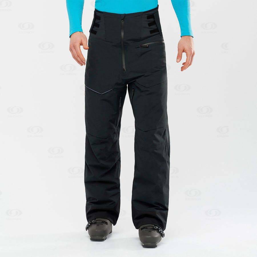 Pantalones De Esquí Salomon GRAVITY GORE-TEX Hombre Negros | MX-wO1845