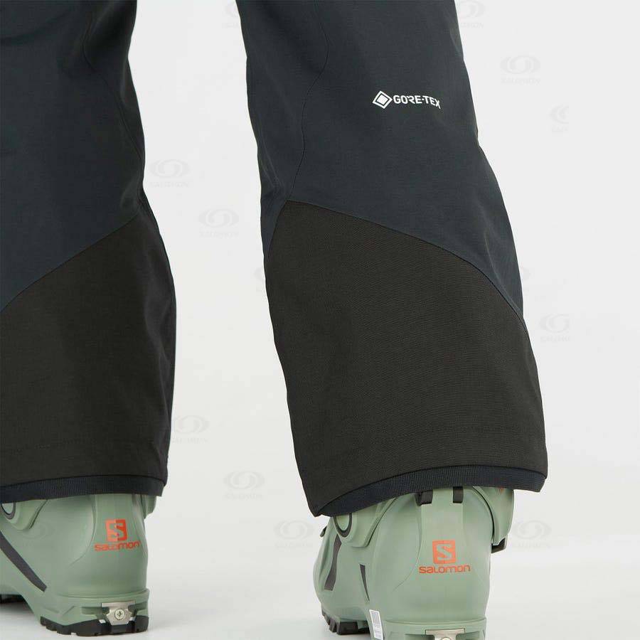 Pantalones De Esquí Salomon GRAVITY GORE-TEX Hombre Negros | MX-wO1845