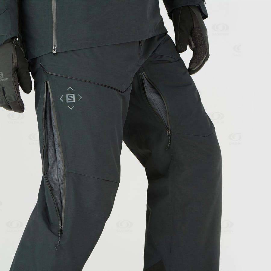 Pantalones De Esquí Salomon GRAVITY GORE-TEX Hombre Negros | MX-wO1845