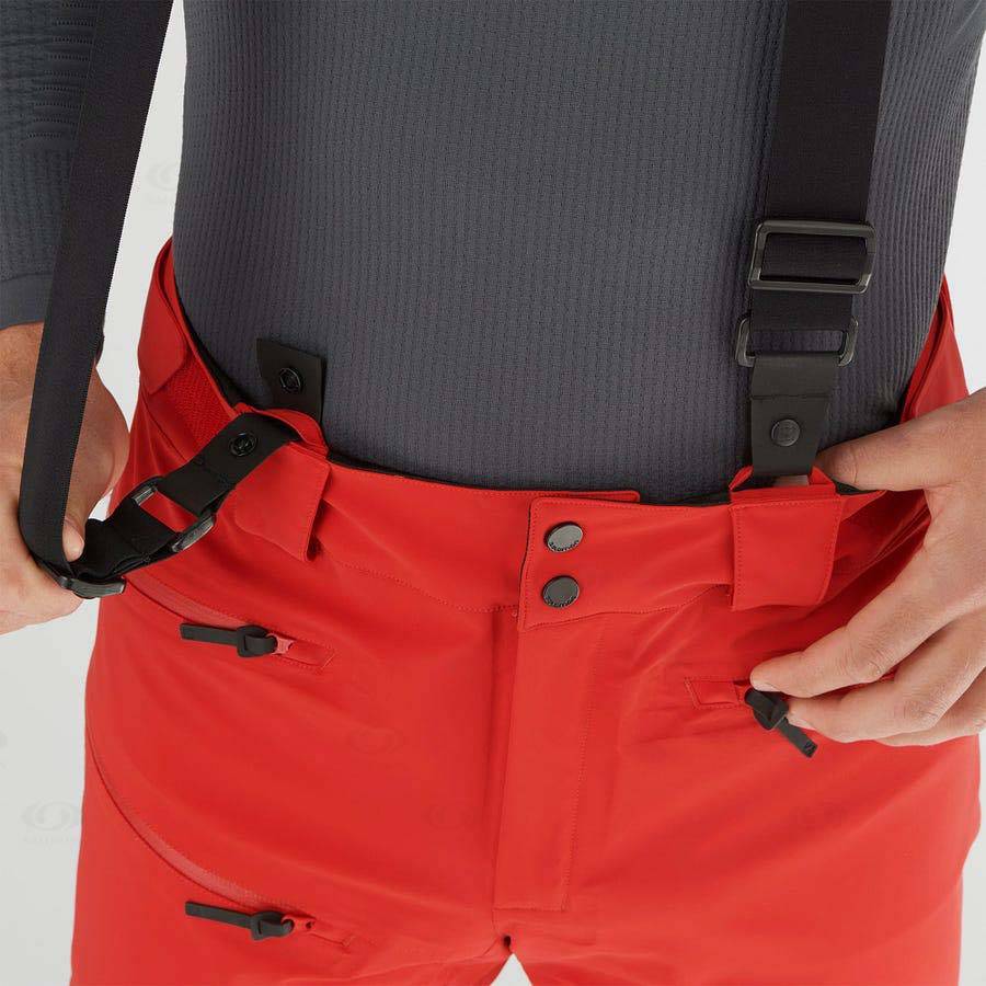 Pantalones De Esquí Salomon OUTLAW 3L Hombre Rojos | MX-L2131