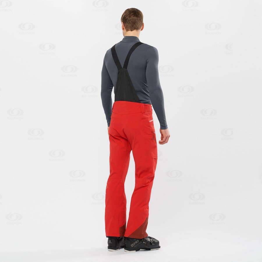 Pantalones De Esquí Salomon OUTLAW 3L Hombre Rojos | MX-L2131