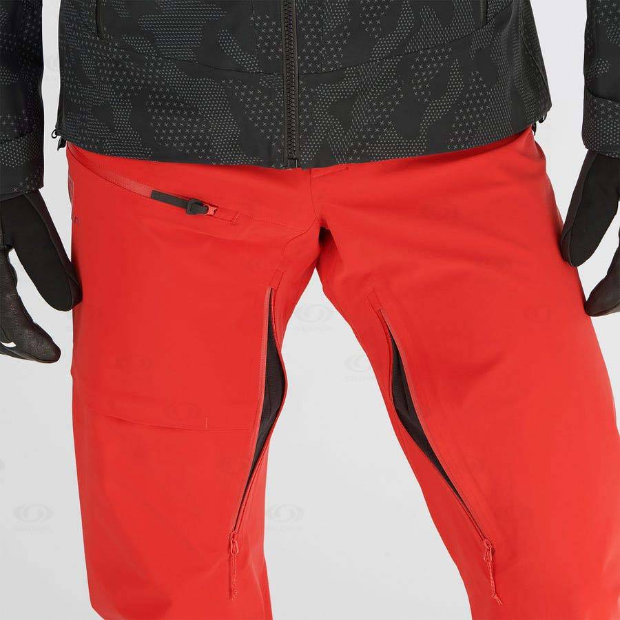 Pantalones De Esquí Salomon OUTLAW 3L Hombre Rojos | MX-L2131