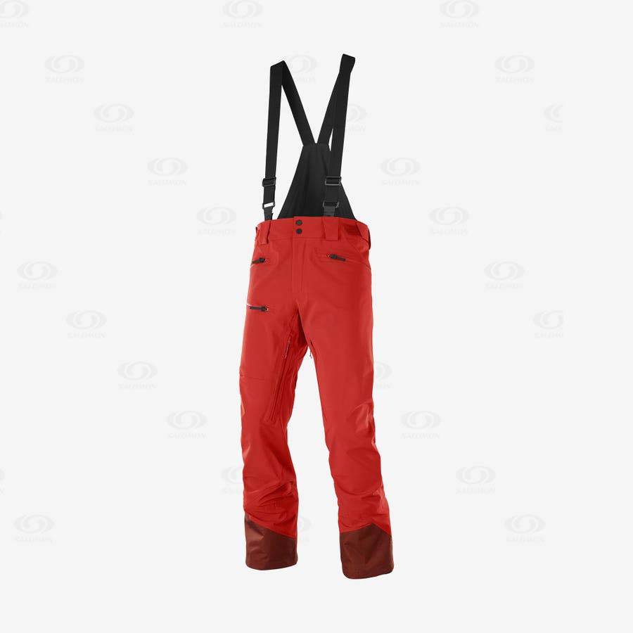 Pantalones De Esquí Salomon OUTLAW 3L Hombre Rojos | MX-L2131