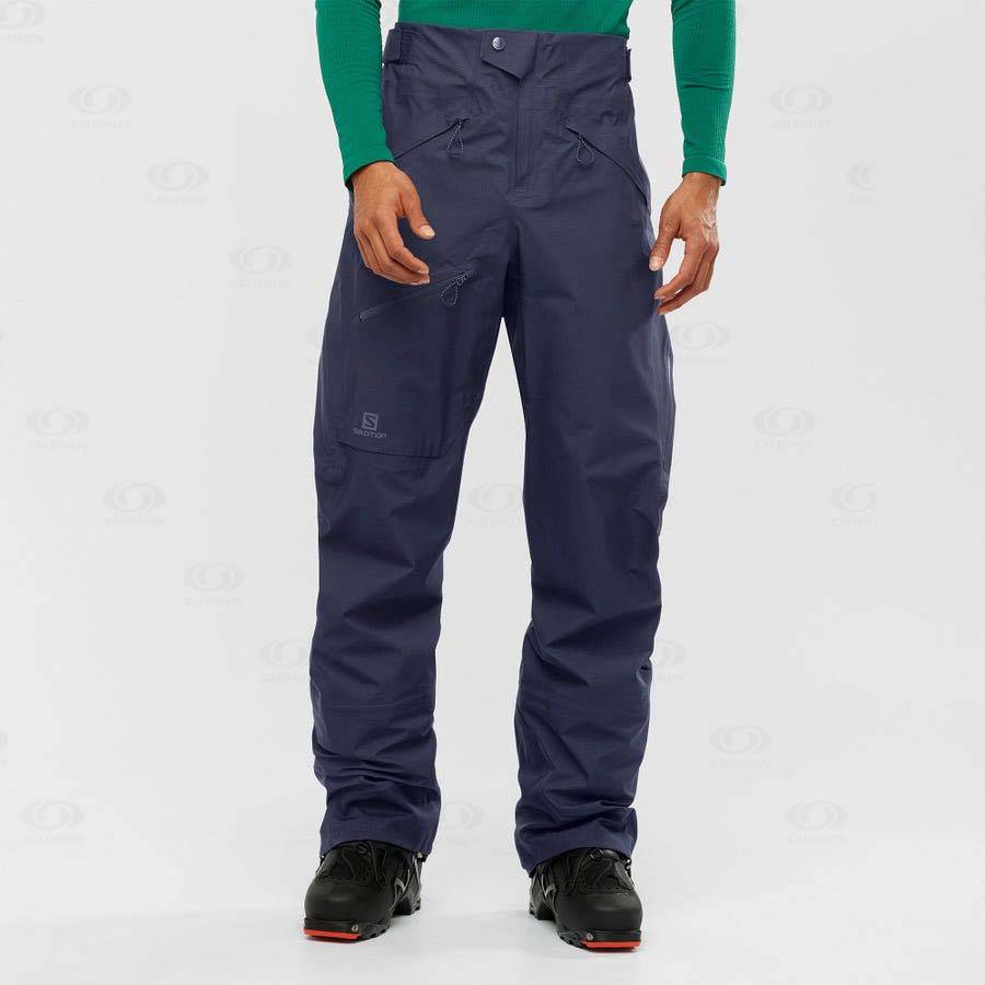 Pantalones De Esquí Salomon OUTPEAK GORE-TEX 3L Hombre Azules | MX-L1907