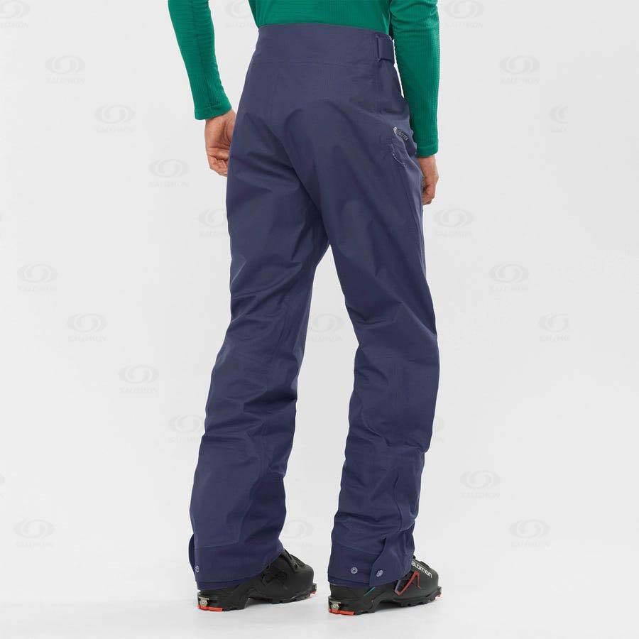 Pantalones De Esquí Salomon OUTPEAK GORE-TEX 3L Hombre Azules | MX-L1907