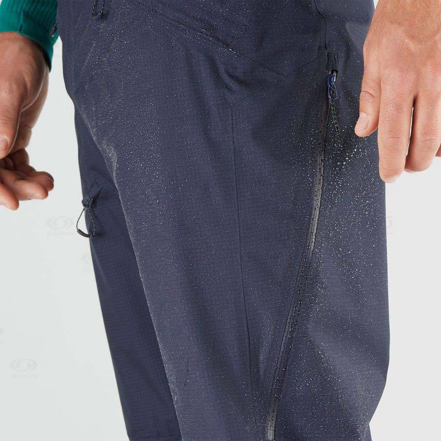 Pantalones De Esquí Salomon OUTPEAK GORE-TEX 3L Hombre Azules | MX-L1907