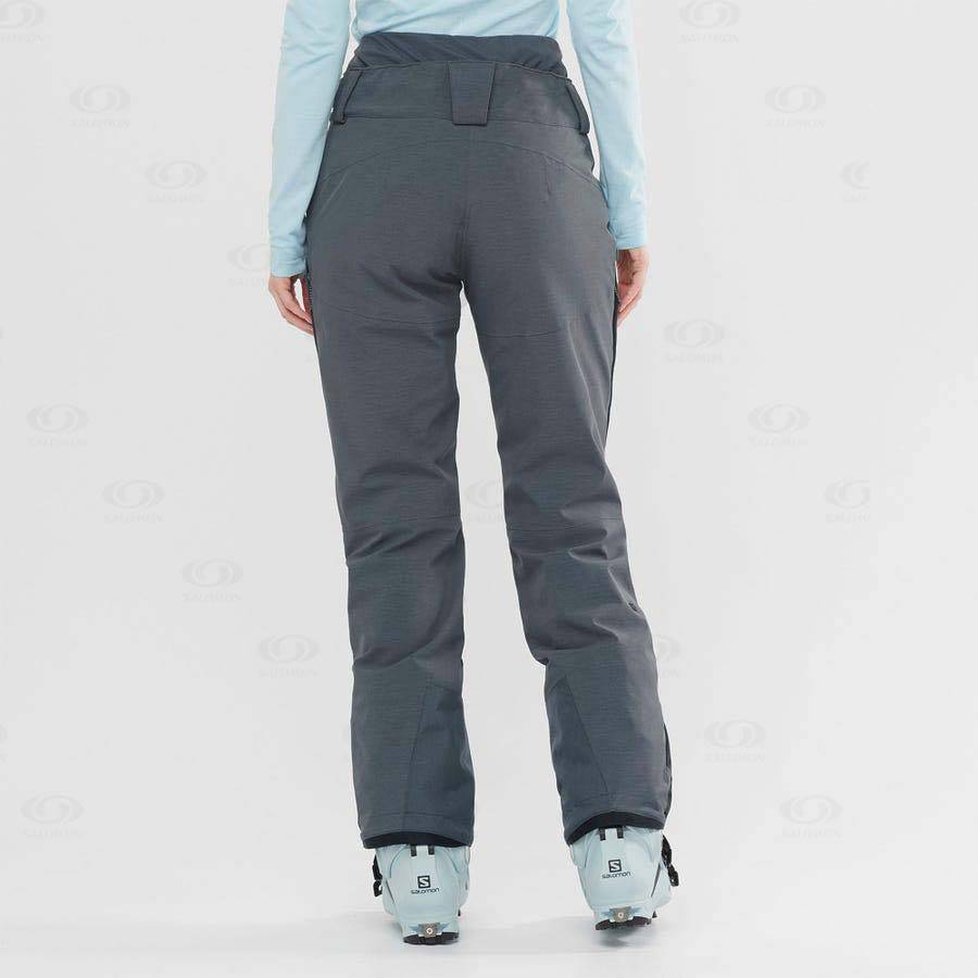 Pantalones De Esquí Salomon PROOF LIGHT Mujer Grises | MX-L1844