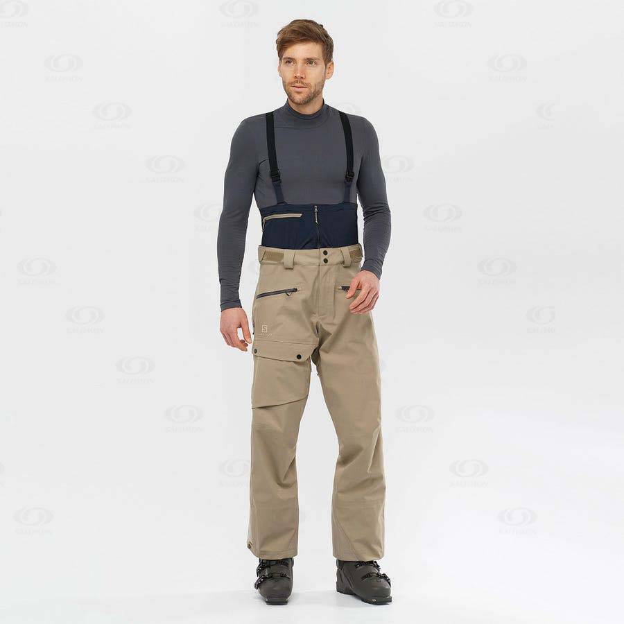 Pantalones De Esquí Salomon QST 3L Hombre Marrom | MX-W1030