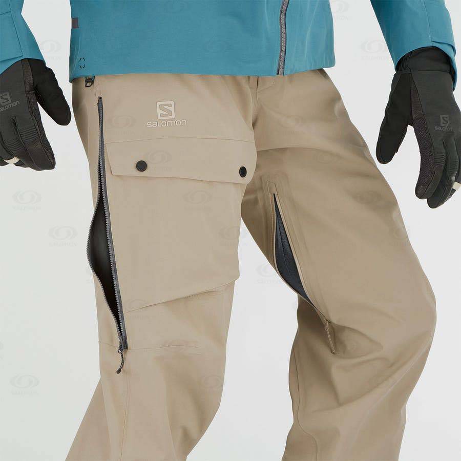 Pantalones De Esquí Salomon QST 3L Hombre Marrom | MX-W1030