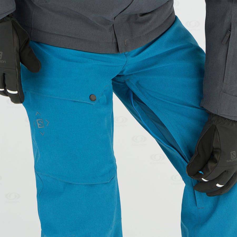 Pantalones De Esquí Salomon UNTRACKED Hombre Azules | MX-L1102