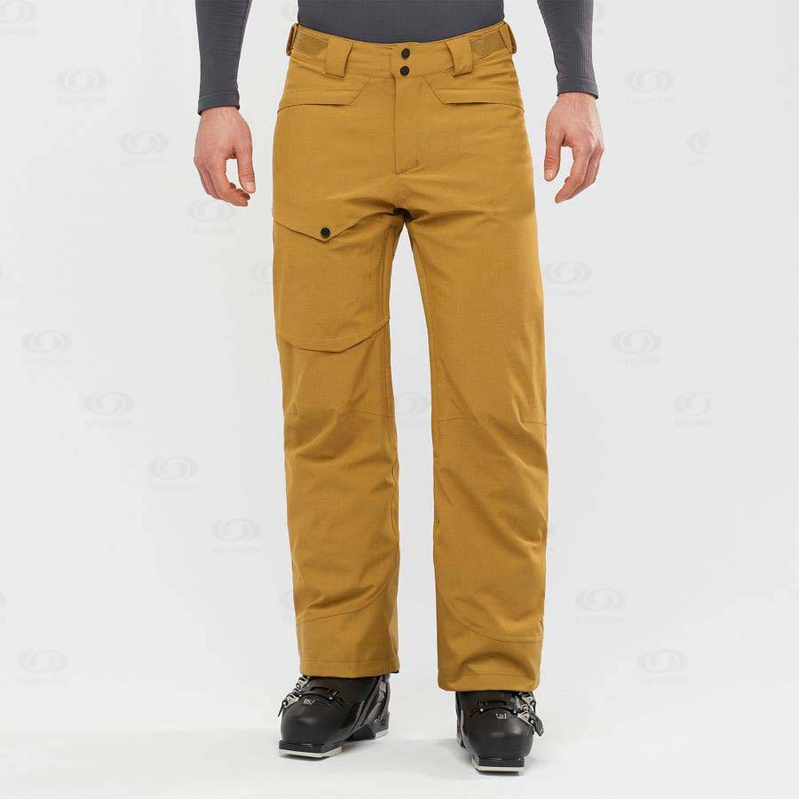 Pantalones De Esquí Salomon UNTRACKED Hombre Marrom | MX-L1480