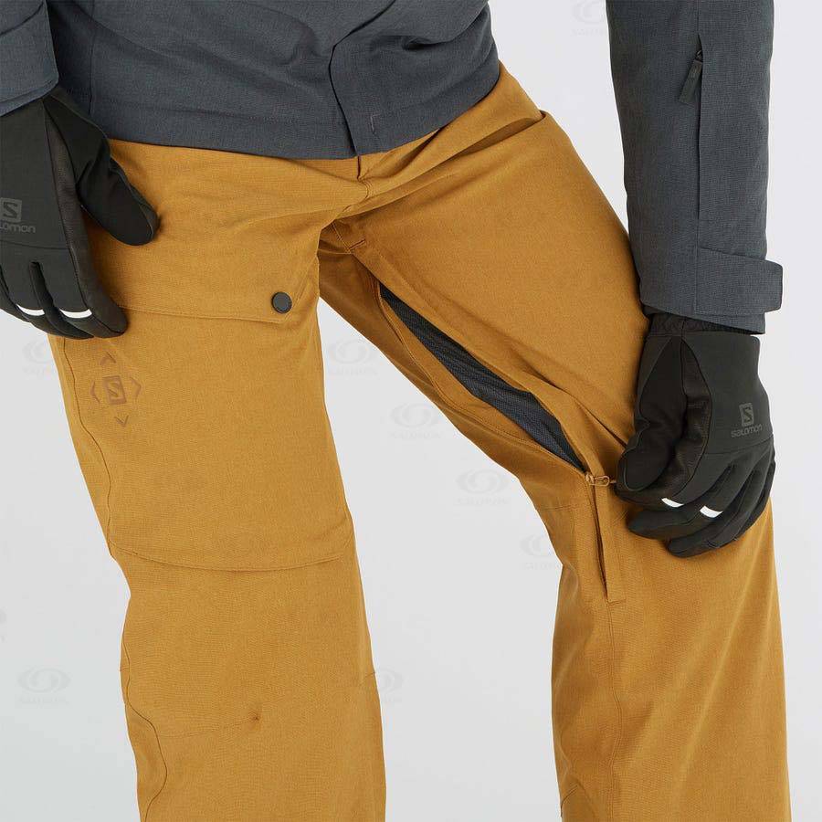 Pantalones De Esquí Salomon UNTRACKED Hombre Marrom | MX-L1480