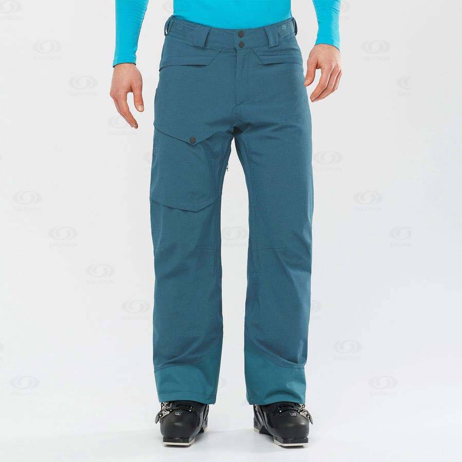 Pantalones De Esquí Salomon UNTRACKED Hombre Azul Marino | MX-W1110